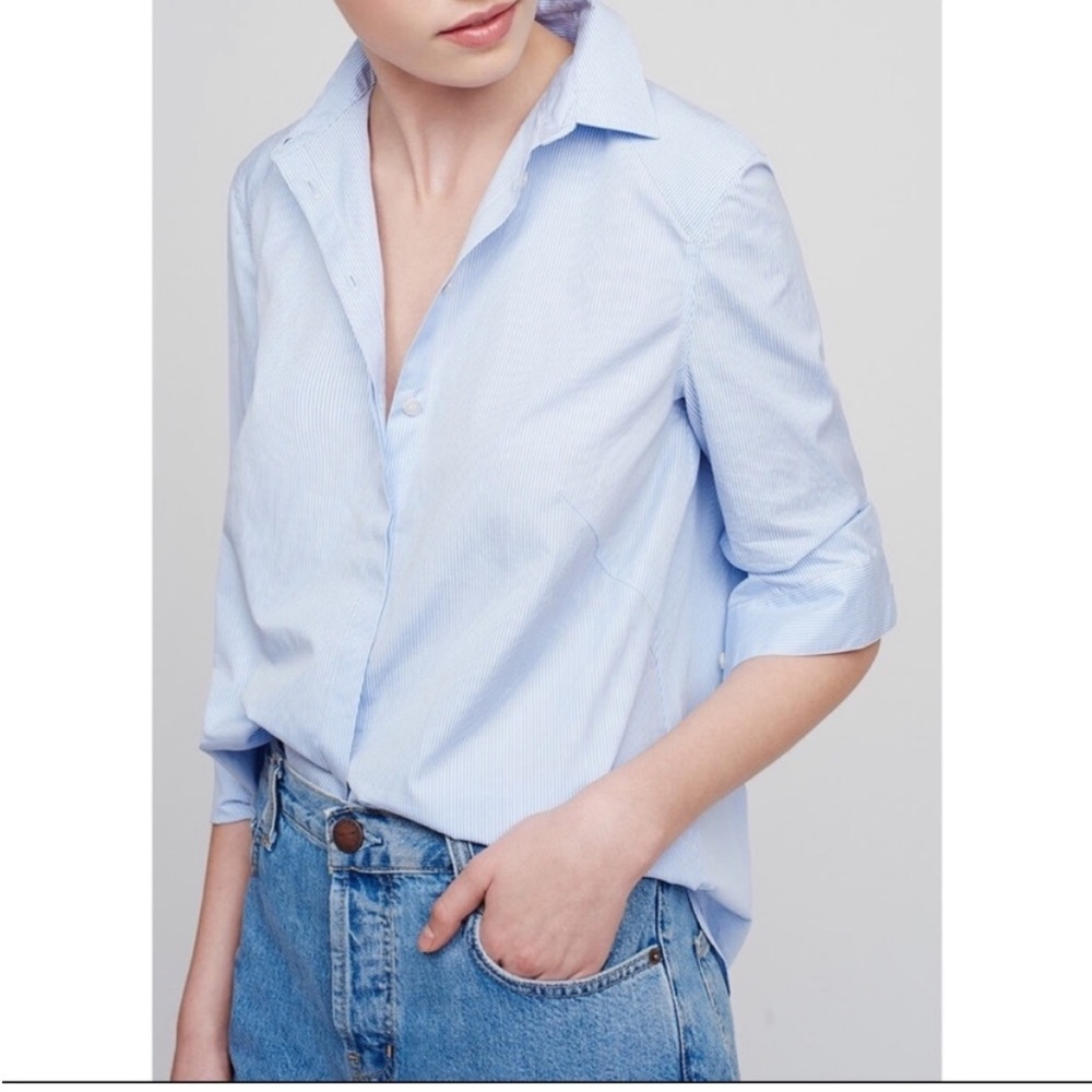 Cuyana Light Blue Button Down Shirt